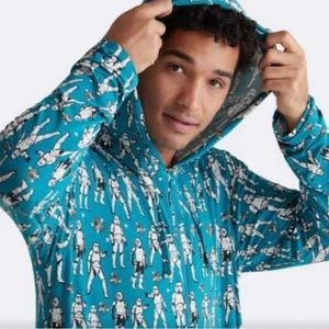 NEW Me Undies L/XL men’s onesie hoodie in Disco Stormtrooper with pockets!
